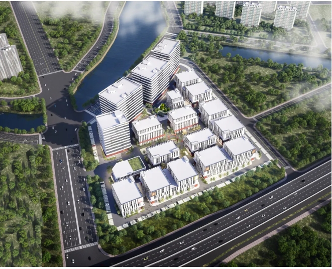 浦仪公路旁，竖起产业新地标